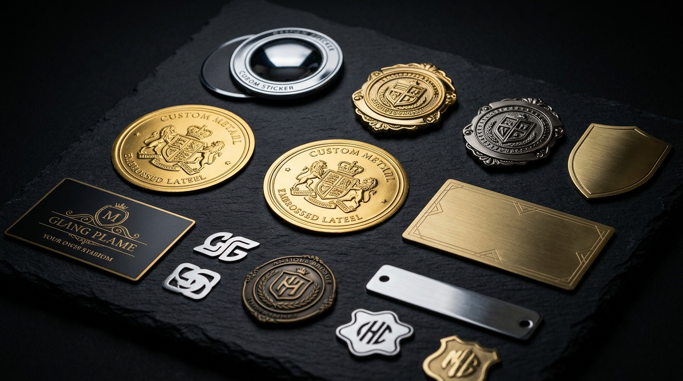 Original Metals Luxury Custom Metal Badges, Stickers & Nameplates