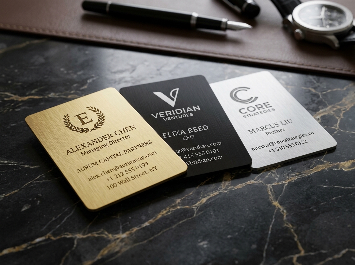 Metal Visiting Cards & Steel Business Cards